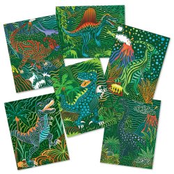 Scratch Art - Totally Dinosaurs