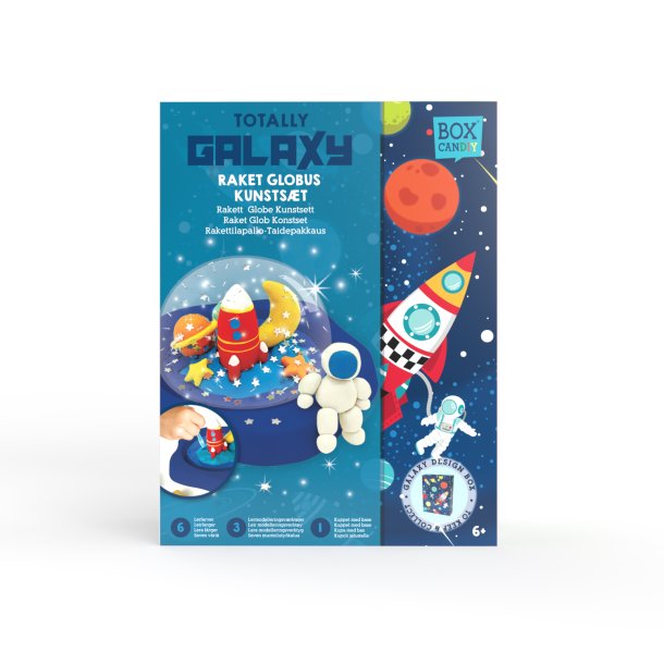 Rocket Globe Art - Totally Galaxy 