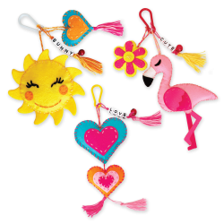 Backpack Charms Felt Art - Totally Deco