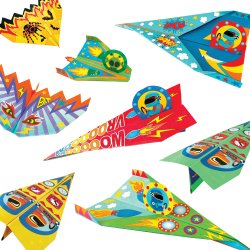 20 Paper Planes to Colour-In &amp; Decorate - Totally Paper Planes