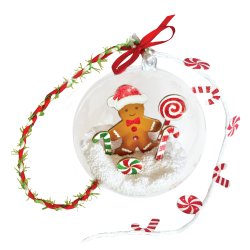 Make your own Gingerbread Village Ornament - Totally Santa