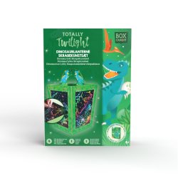 Scratch Art Lantern - Totally Twilight Dinosaur