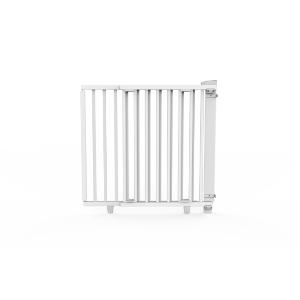 Sikkerhedsgitter - Hvid, 78,5 x 133 cm