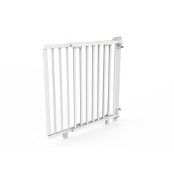 Sikkerhedsgitter - Hvid, 78,5 x 133 cm