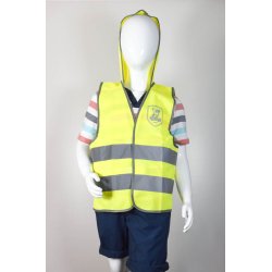 Sikkerhedsvest m. htte - Gul