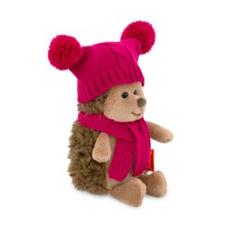 Fluffy the Hedgehog - Double Pompon Hat, 15 cm