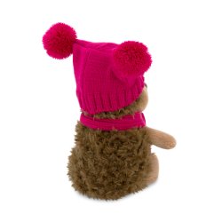 Fluffy the Hedgehog - Double Pompon Hat, 15 cm