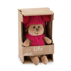 Fluffy the Hedgehog - Double Pompon Hat, 15 cm