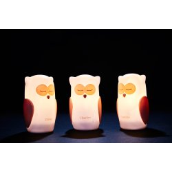 Natlampe Trio - Ugle i Hvid