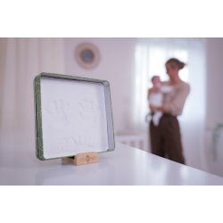 Babyaftryk i Boks - Oliven