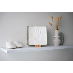 Babyaftryk i Boks - Oliven