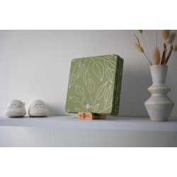 Babyaftryk i Boks - Oliven