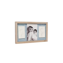 2 x Babyaftryk i Aflang Ramme - Abstrakt