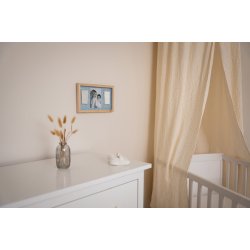 2 x Babyaftryk i Aflang Ramme - Abstrakt