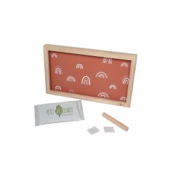 2 x Babyaftryk i Aflang Ramme - Terrakotta