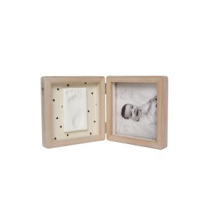 Babyaftryk i Dobbeltramme - Sm hjerter