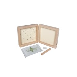 Babyaftryk i Dobbeltramme - Sm hjerter