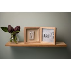 Babyaftryk i Dobbeltramme - Sm hjerter