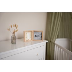 Babyaftryk i Dobbeltramme - Sm hjerter