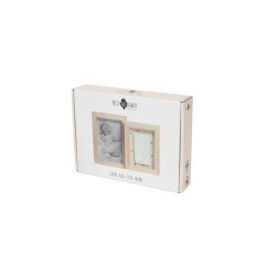 Babyaftryk i Duo Ramme - Sm hjerter