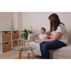 Babyaftryk i Duo Ramme - Sm hjerter