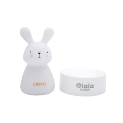 Natlampe Solo - Kanin i Hvid