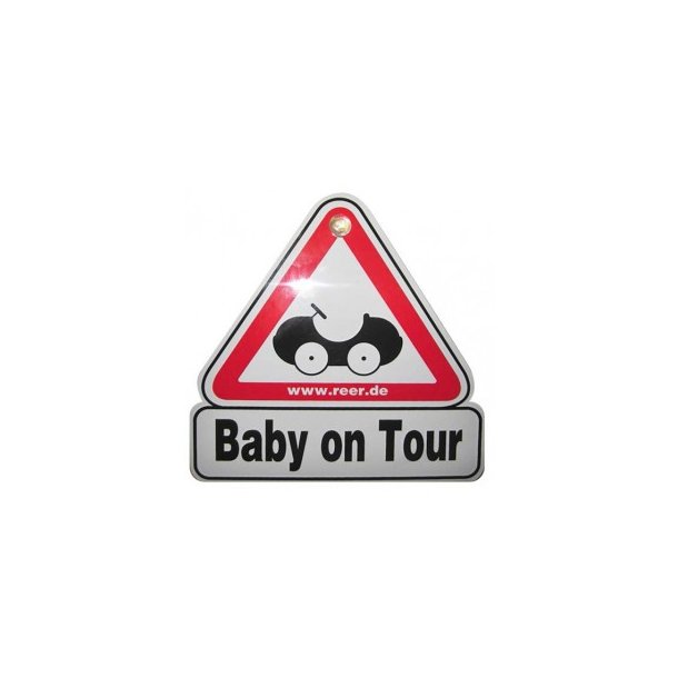 Skilt, "Baby on Tour"