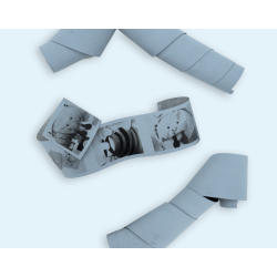 Eco Paper Roll Refill Pack 3 pcs - Blue